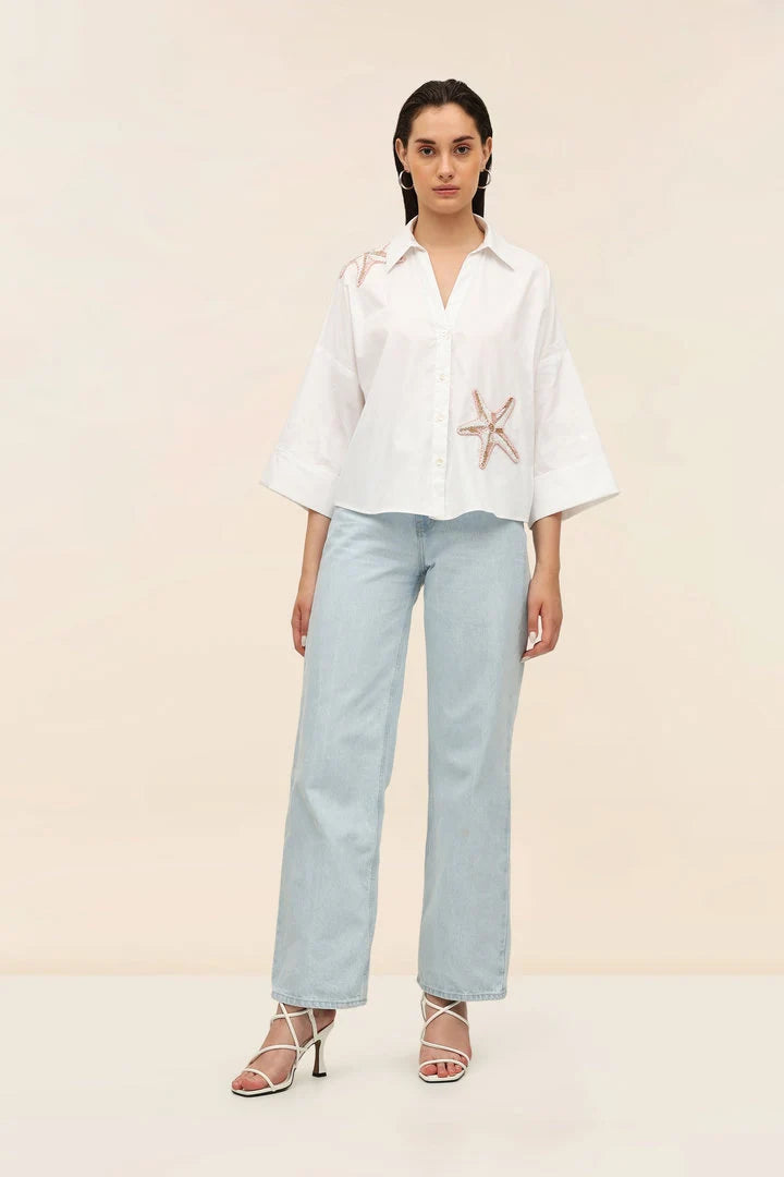 Soom Shell Embroidered Shirt