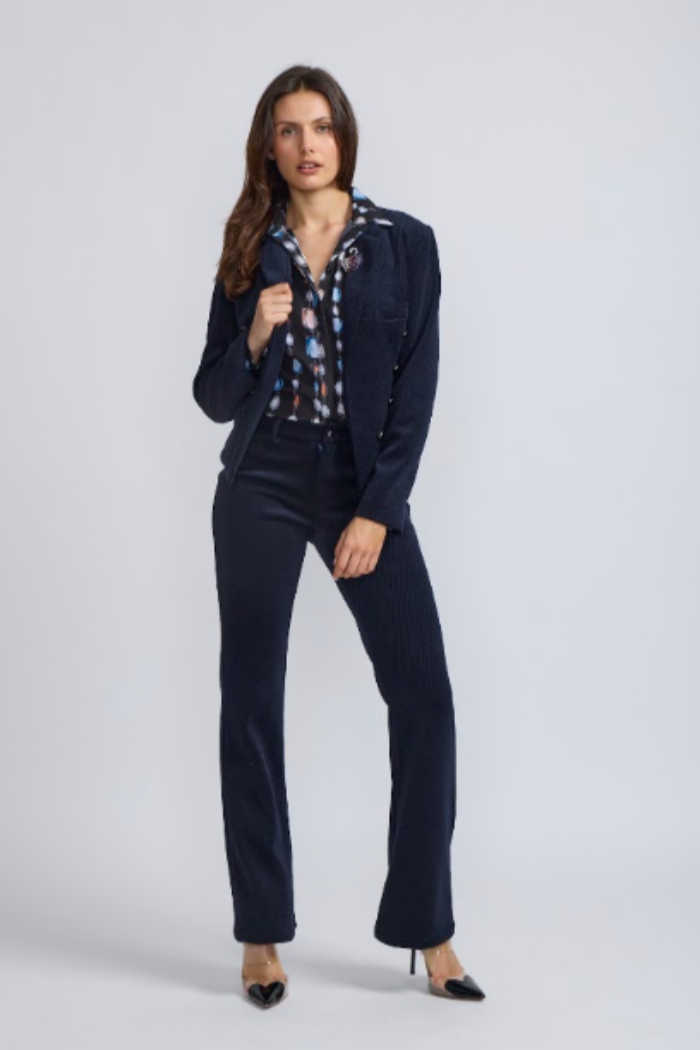 Corduroy Straight Leg Pant