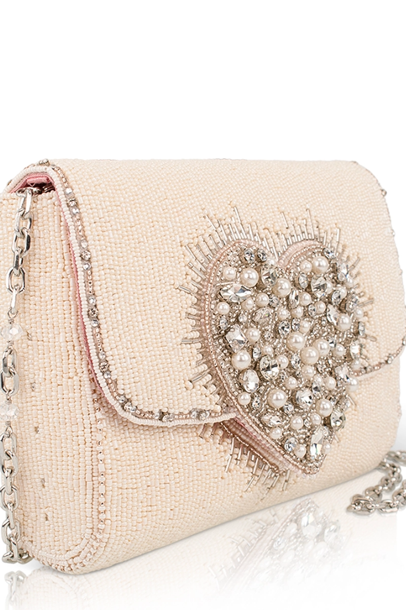 Shimmer Heart Bag