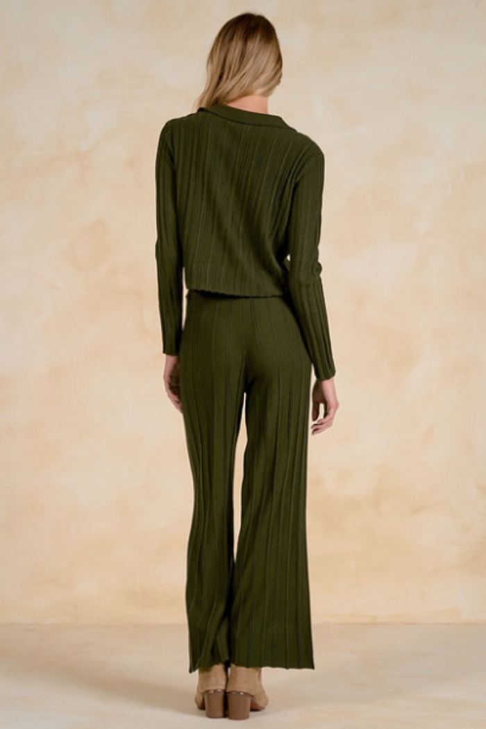 Olive Long Pants