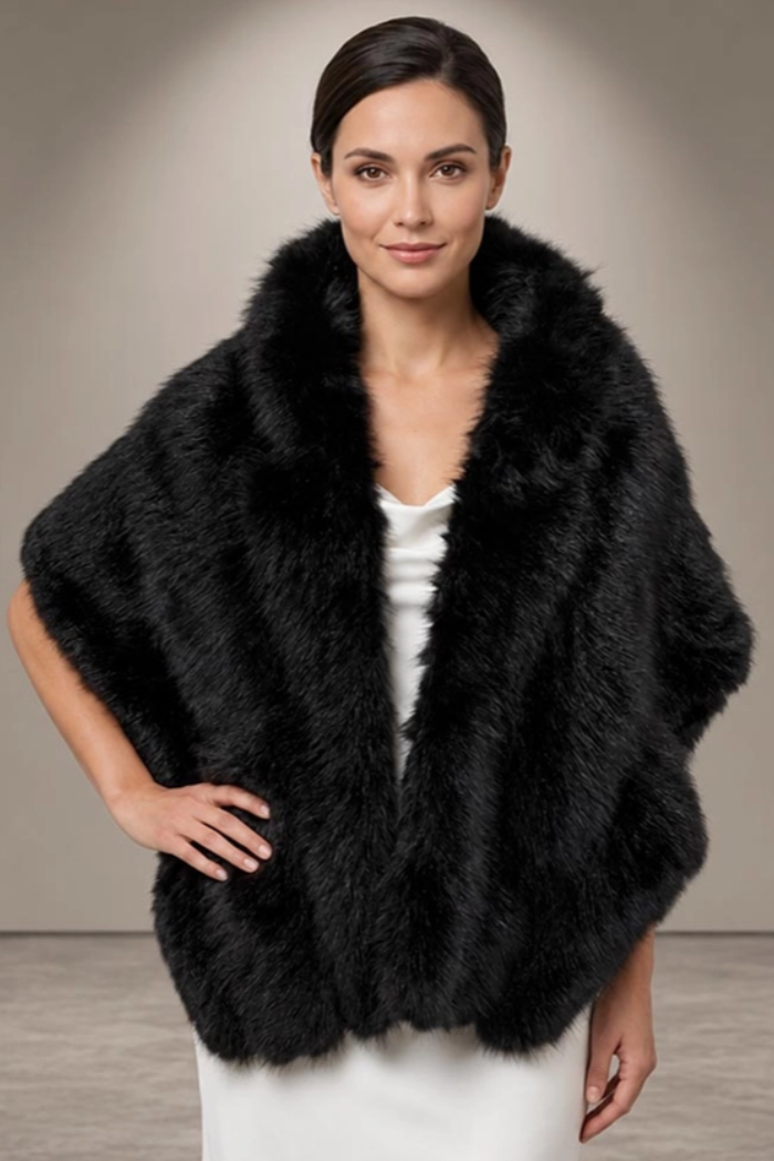 Faux Fur Shawl