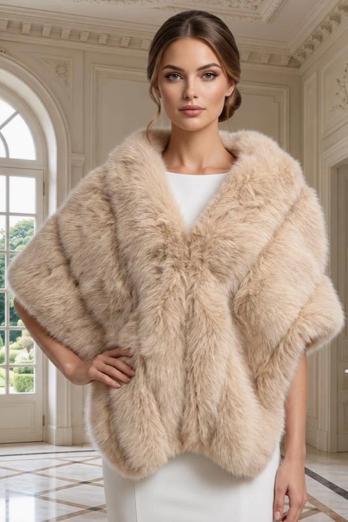 Faux Fur Shawl