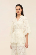 Ecru Kimono Top