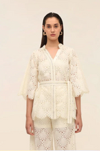 Ecru Kimono Top