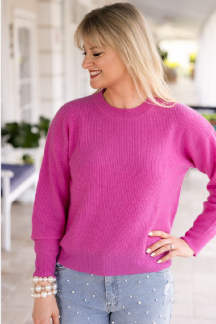 Shaker Crew Cashmere Sweater